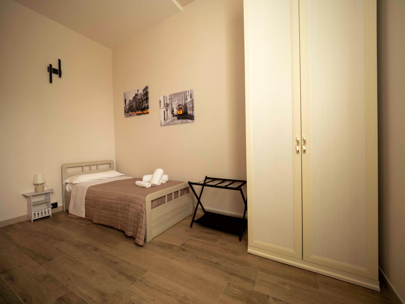 Seconda camera da letto doppia ideale per altri due ospiti o viaggi di lavoro