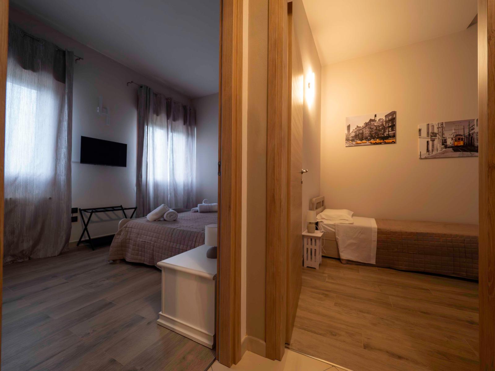 Camera da letto matrimoniale a Montagnana